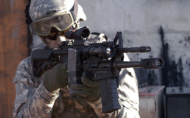 M26 MASS on M4 carbine