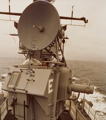 AN/SPG-53 radar on Mk. 68 GFCS