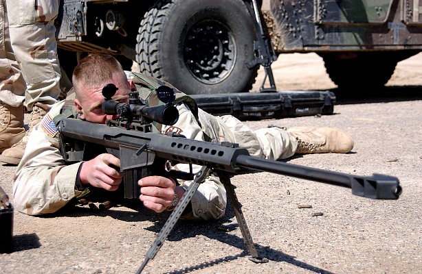 Why do snipers use the Barrett 50cal if there's not enough mags to