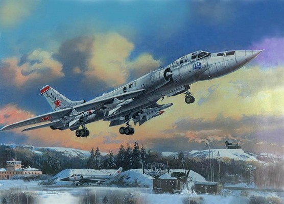 Tu-128 with R-4T and R-4R air to air missiles