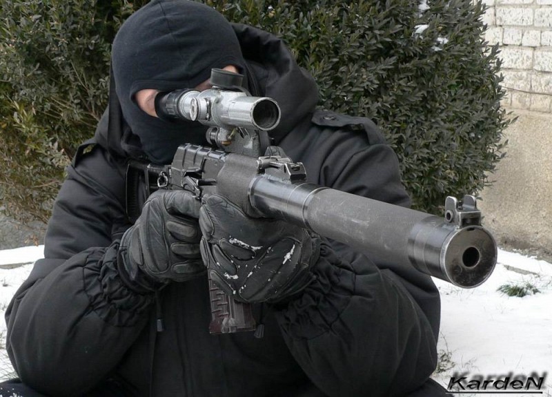 russian val silent sniper rifle